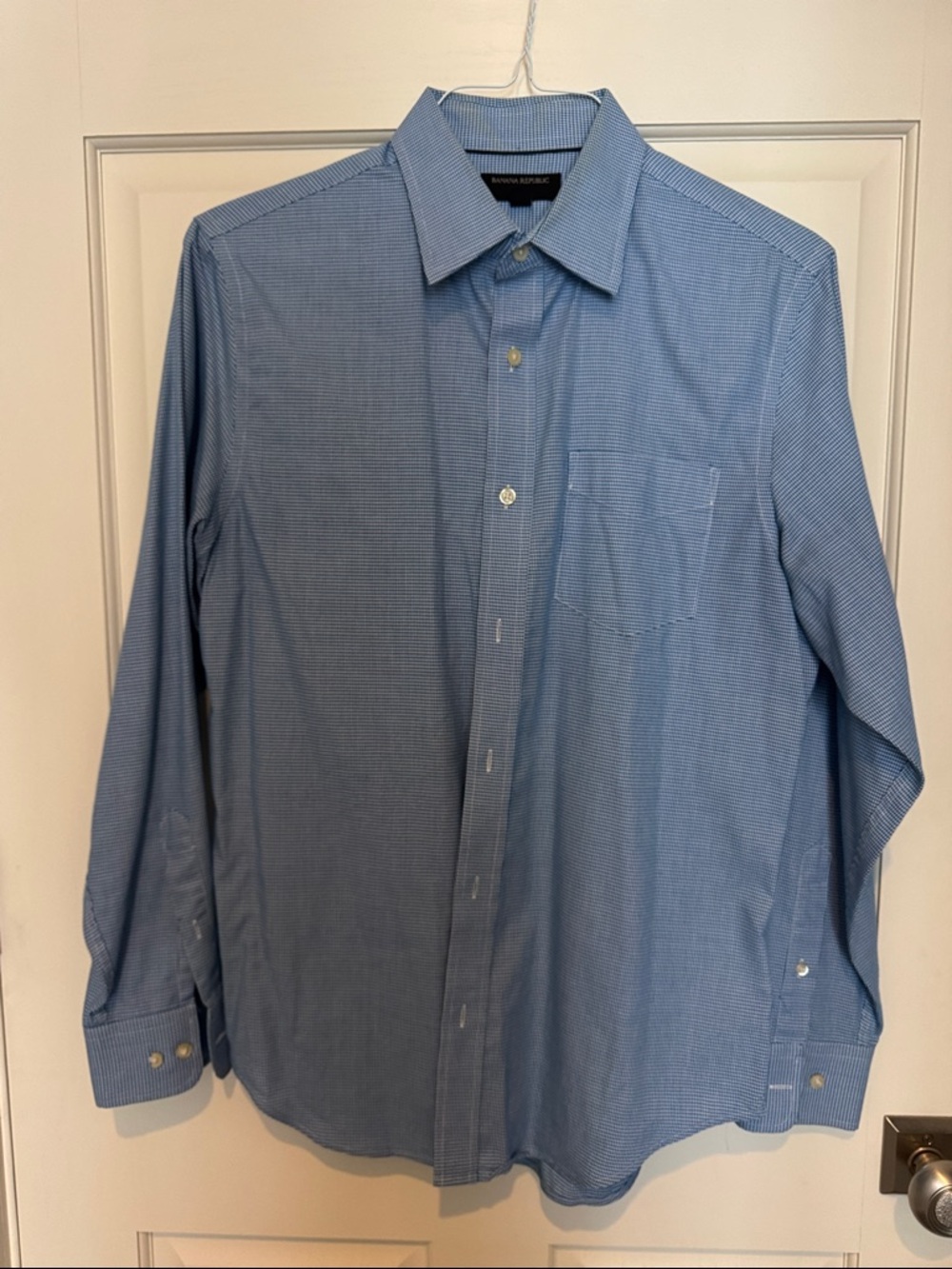 Banana Republic Light Blue Men's Dress Shirt